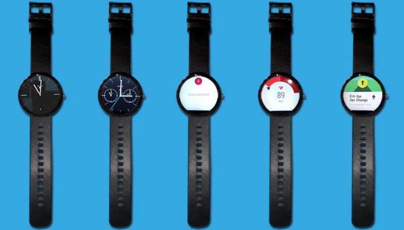 fonctionnalités de la Moto 360