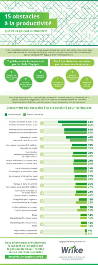 obstacles productivite