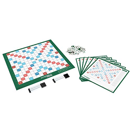 Scrabble Duplicate, jeu de société et de lettres sur plateau,