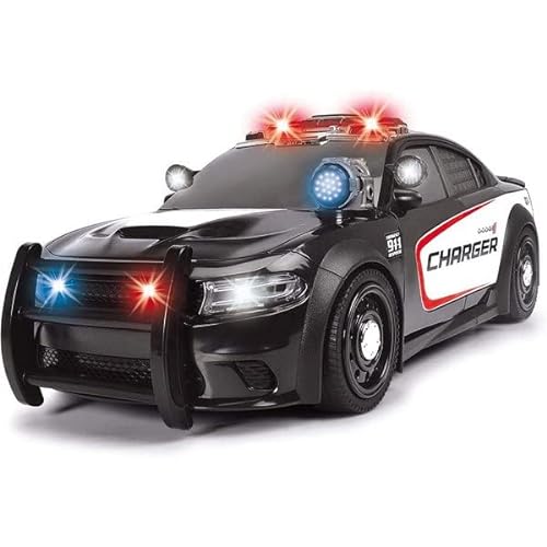 Dickie - Dodge Charger - Véhicule de Police Motorisé -