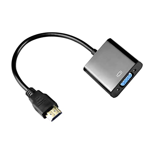 Sehawei Adaptateur HDMI vers VGA,HDMI vers VGA Convertisseur pour Ordinateur,Bureau,Ordinateur