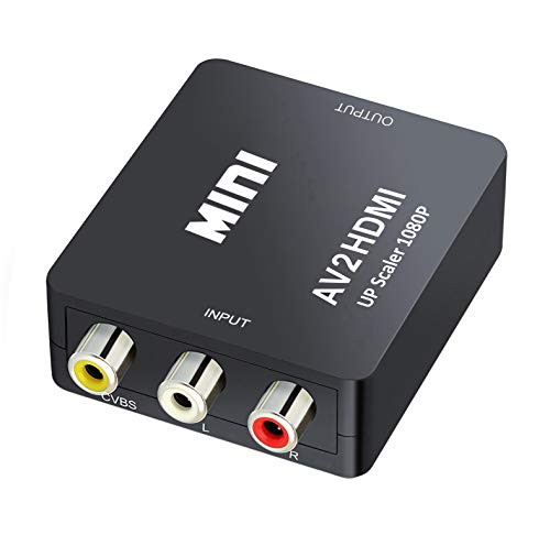 QGECEN Mini AV RCA CVBS vers HDMI Vidéo Audio Convertisseurs