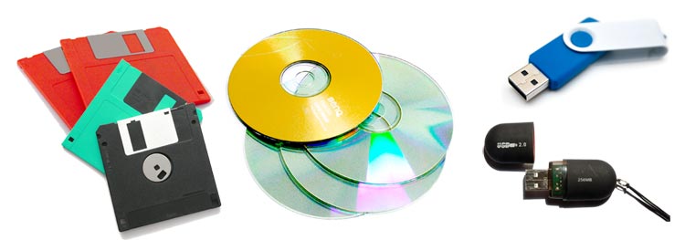 disquette cd clé usb